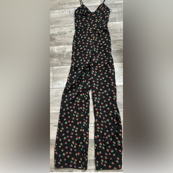 ✨Cherry Jumpsuit // Urban Outfitters Ally Wide Leg Jumpsuit✨ - Picture 10 of 12
